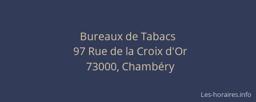 Bureaux de Tabacs