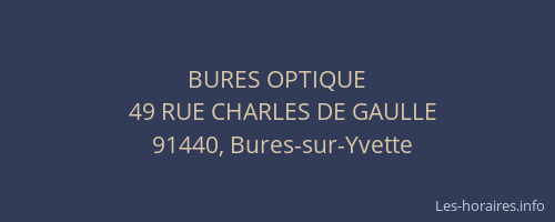 BURES OPTIQUE