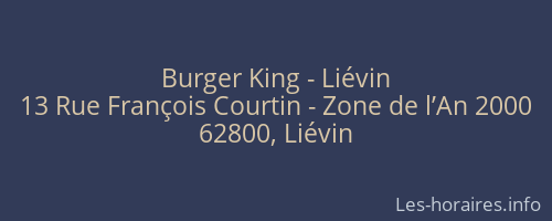 Burger King - Liévin
