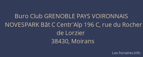 Buro Club GRENOBLE PAYS VOIRONNAIS