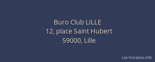 Buro Club LILLE