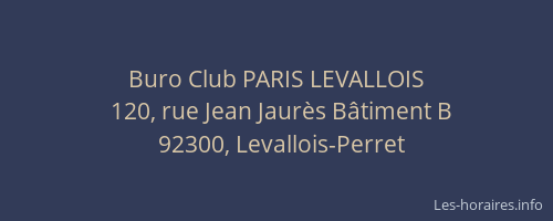 Buro Club PARIS LEVALLOIS
