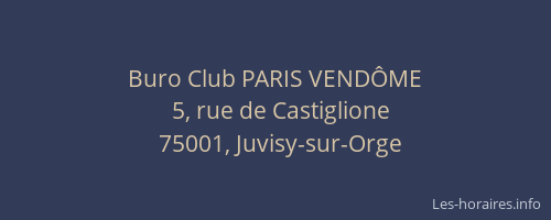 Buro Club PARIS VENDÔME