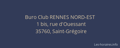 Buro Club RENNES NORD-EST
