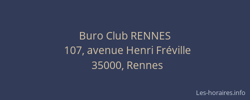 Buro Club RENNES