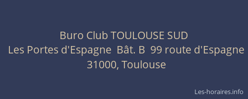 Buro Club TOULOUSE SUD