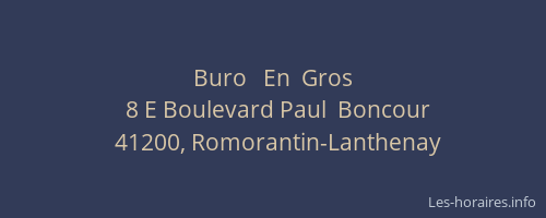 Buro   En  Gros