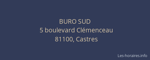 BURO SUD