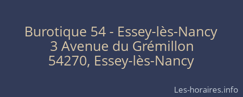 Burotique 54 - Essey-lès-Nancy