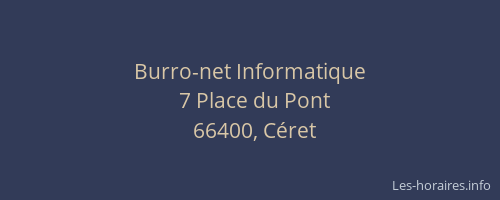 Burro-net Informatique
