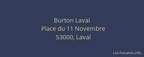 Burton Laval