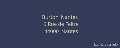 Burton  Nantes