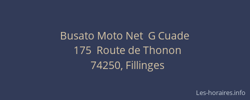 Busato Moto Net  G Cuade