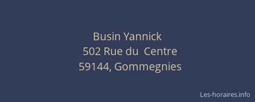 Busin Yannick