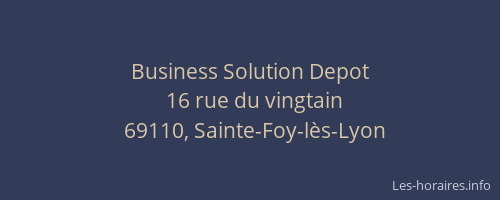 Business Solution Depot