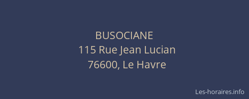 BUSOCIANE