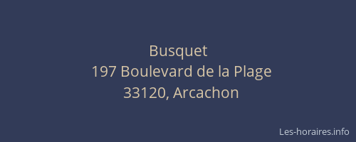 Busquet