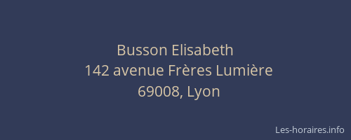 Busson Elisabeth