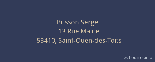 Busson Serge