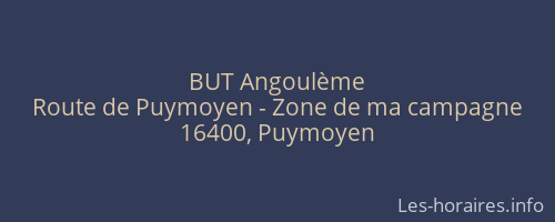 BUT Angoulème