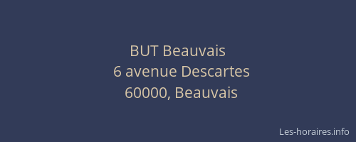 BUT Beauvais