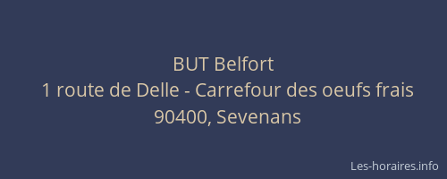 BUT Belfort