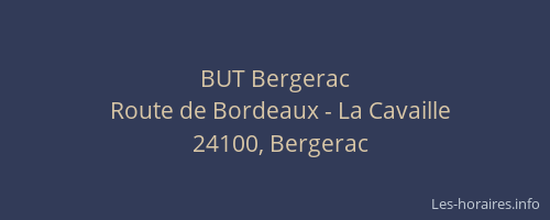 BUT Bergerac