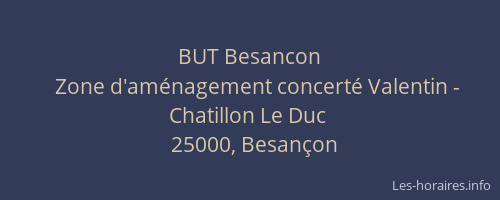 BUT Besancon