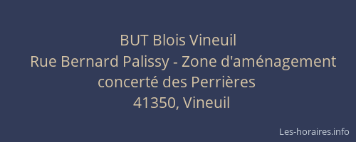 BUT Blois Vineuil