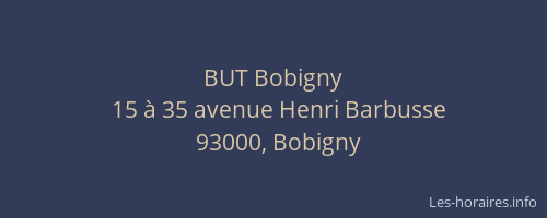 BUT Bobigny