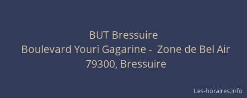 BUT Bressuire