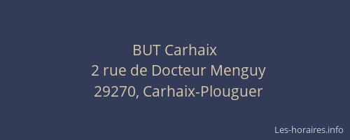 BUT Carhaix