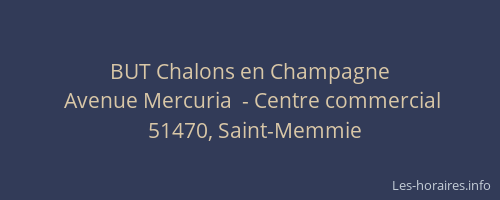 BUT Chalons en Champagne
