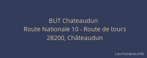 BUT Chateaudun