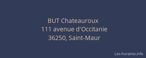 BUT Chateauroux