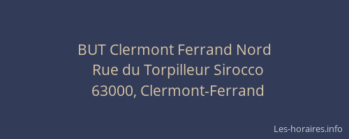 BUT Clermont Ferrand Nord