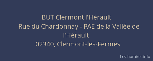 BUT Clermont l'Hérault