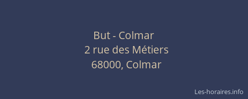 But - Colmar