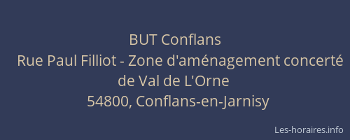 BUT Conflans