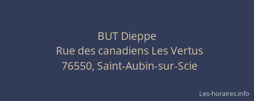 BUT Dieppe