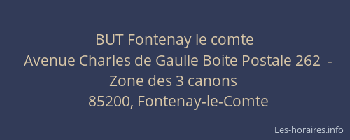 BUT Fontenay le comte