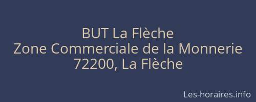 BUT La Flèche