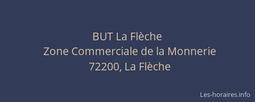BUT La Flèche