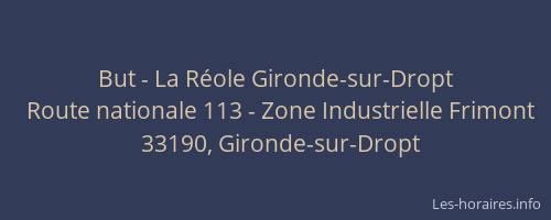 But - La Réole Gironde-sur-Dropt