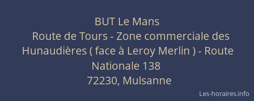 BUT Le Mans