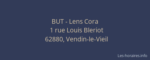 BUT - Lens Cora
