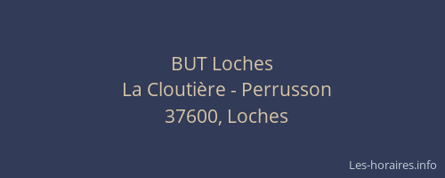 BUT Loches