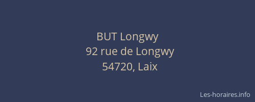 BUT Longwy