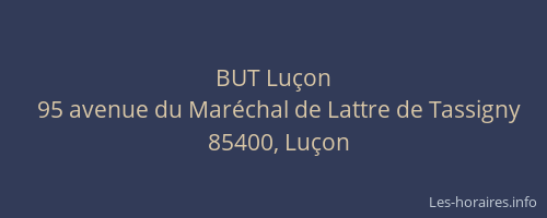 BUT Luçon
