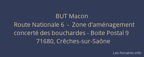 BUT Macon